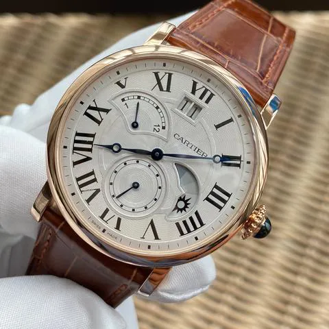 Cartier Rotonde de Cartier W1556240 42mm Rose gold Silver