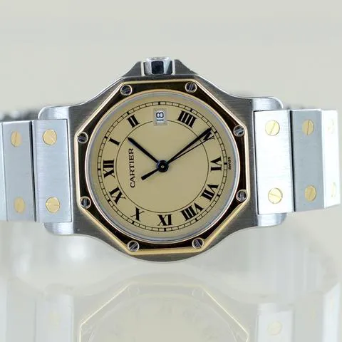 Cartier Santos 187902 30mm Stainless steel Champagne 1