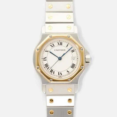 Cartier Santos 187902 30mm Yellow gold and Stainless steel