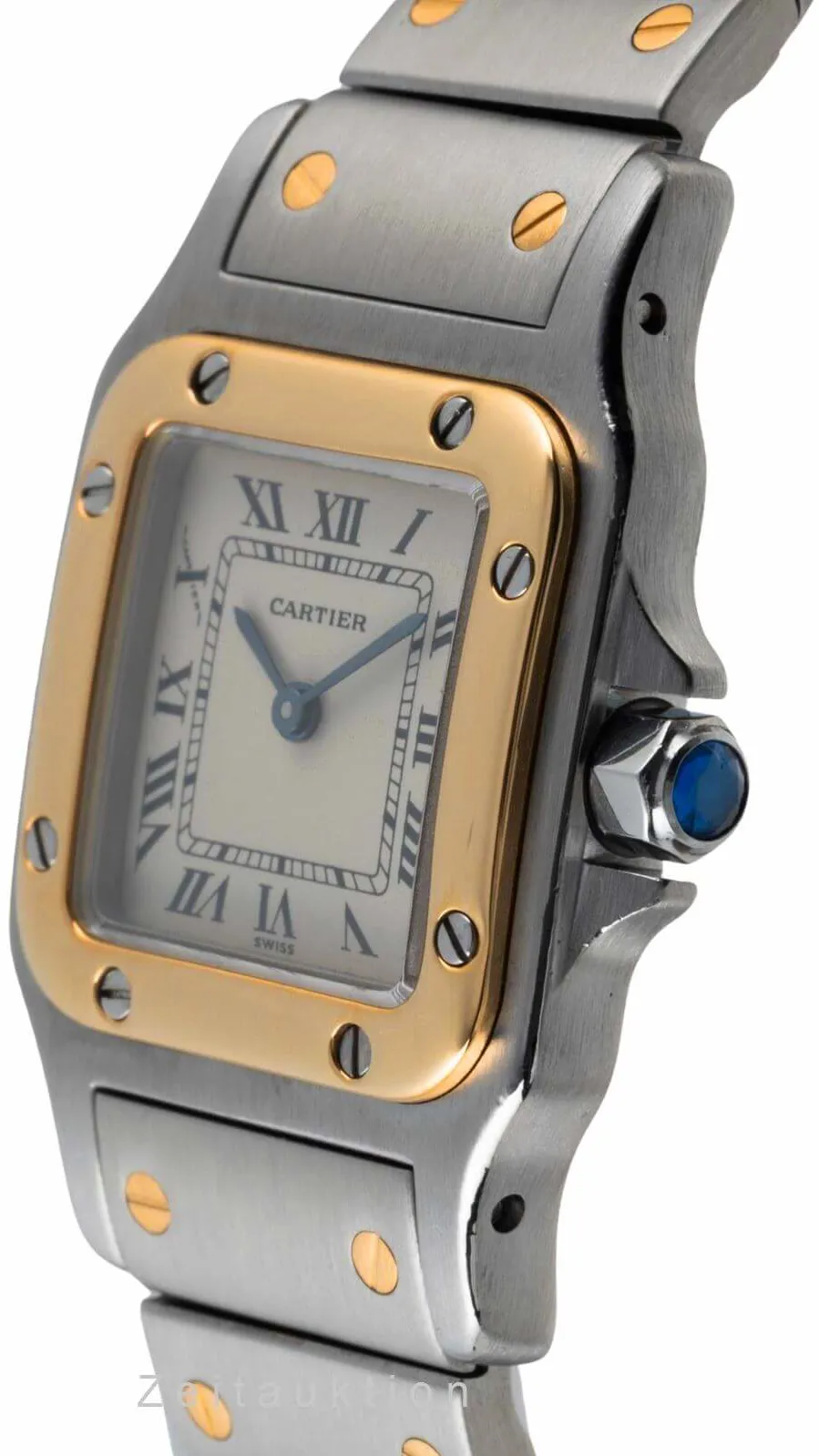 Cartier Santos W20012C4 23.6mm Yellow gold and Stainless steel 5