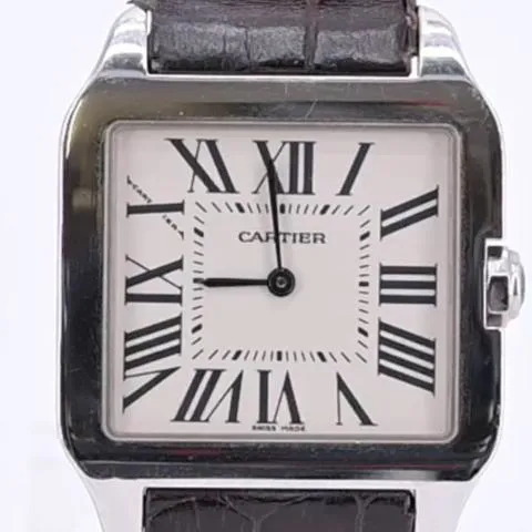 Cartier Santos W2009451 31mm White gold Silver