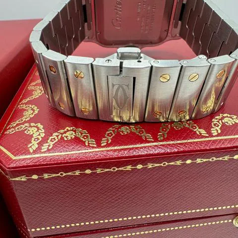 Cartier Santos W2SA0009 40mm Yellow gold and Stainless steel Silver 3