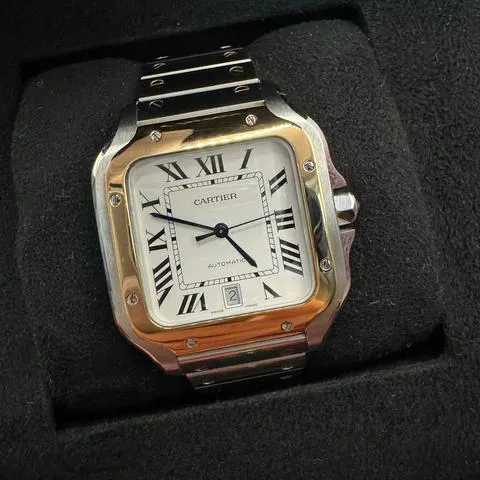 Cartier Santos W2SA0009 40mm Yellow gold and Stainless steel Silver 4