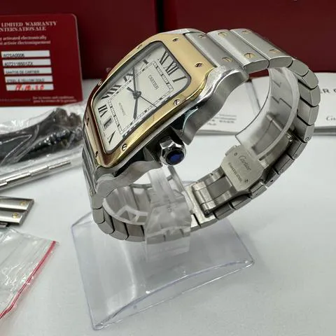 Cartier Santos W2SA0009 40mm Yellow gold and Stainless steel Silver 5