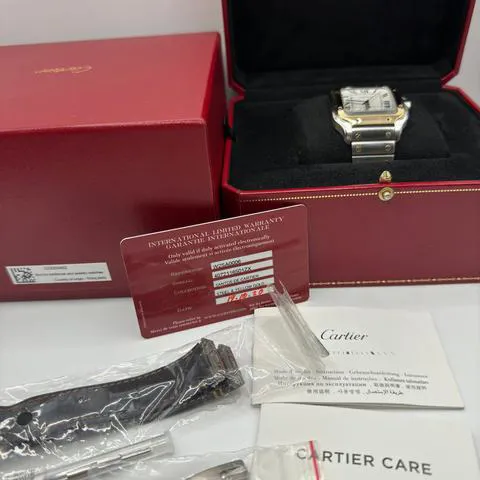 Cartier Santos W2SA0009 40mm Yellow gold and Stainless steel Silver 8