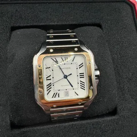 Cartier Santos W2SA0009 40mm Yellow gold and Stainless steel Silver 11