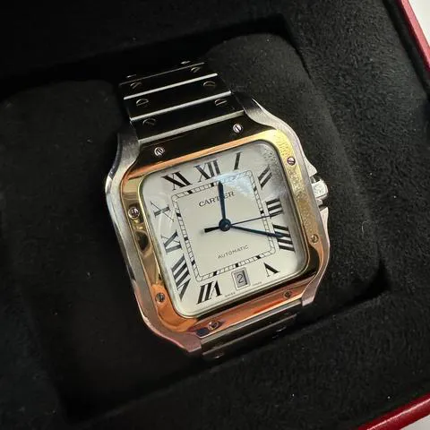 Cartier Santos W2SA0009 40mm Yellow gold and Stainless steel Silver 13