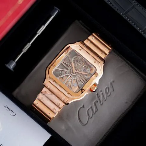 Cartier Santos WHSA0016 40mm Rose gold 2