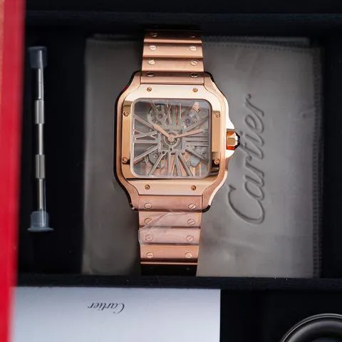 Cartier Santos WHSA0016 40mm Rose gold 3