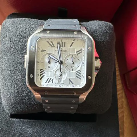 Cartier Santos WSSA0017 43.3mm Stainless steel Silver