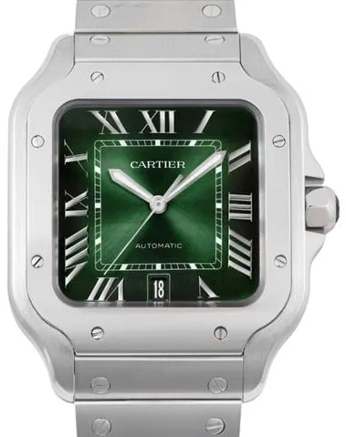 Cartier Santos WSSA0062 40mm Stainless steel Green