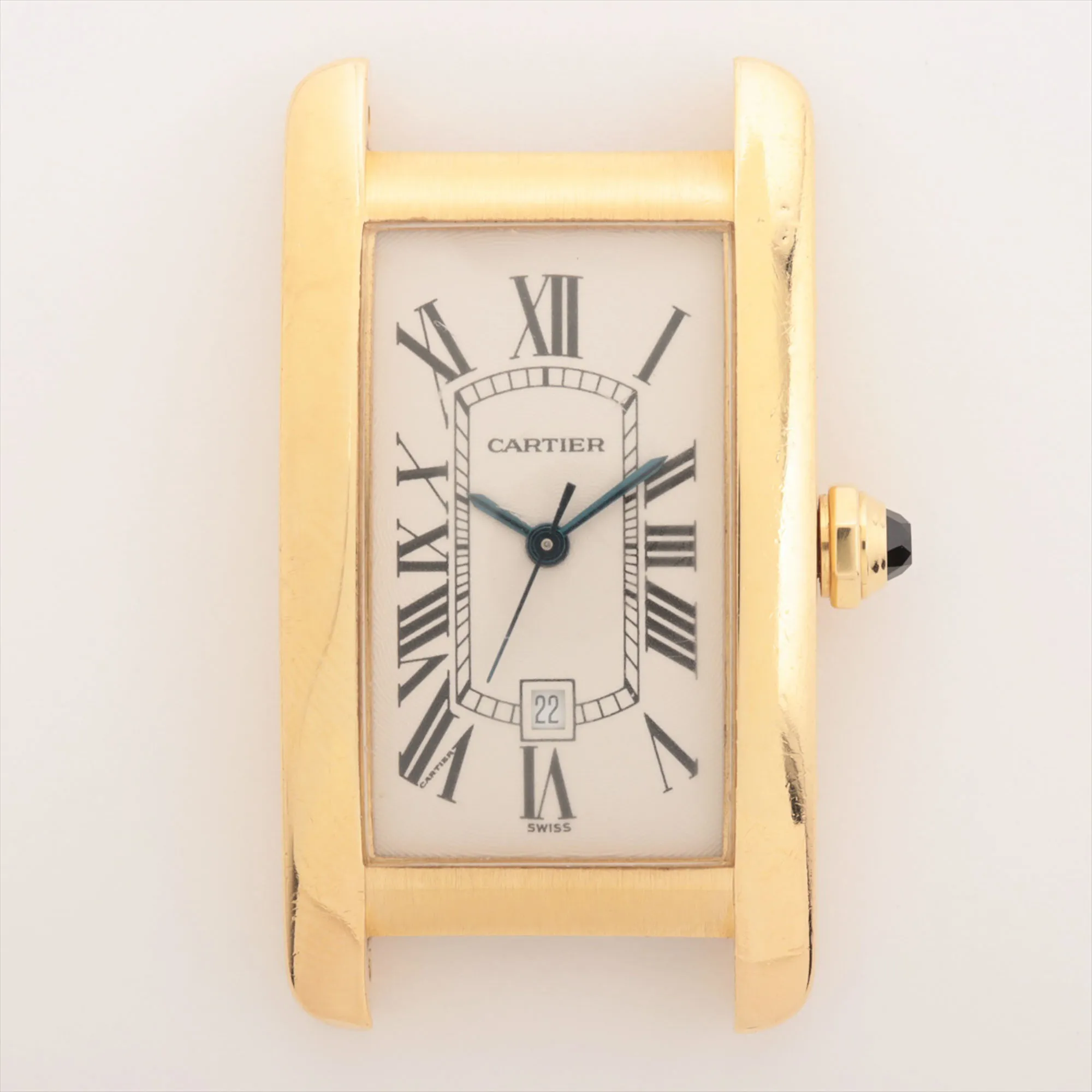 Cartier Tank Américaine 1725 22mm Yellow gold White 4