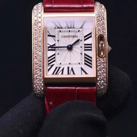 Cartier Tank Anglaise WT100013 Rose gold Silver