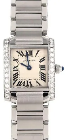 Cartier Tank Française W4TA0008 20mm Stainless steel Silver