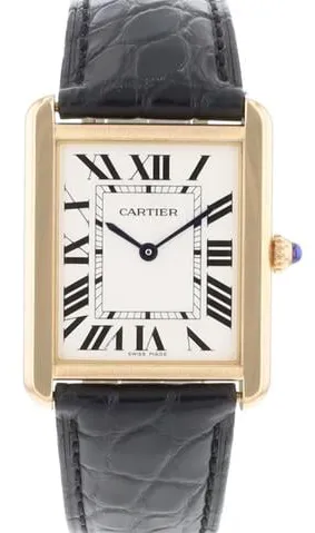 Cartier Tank Solo W5200025 27.5mm Rose gold Silver