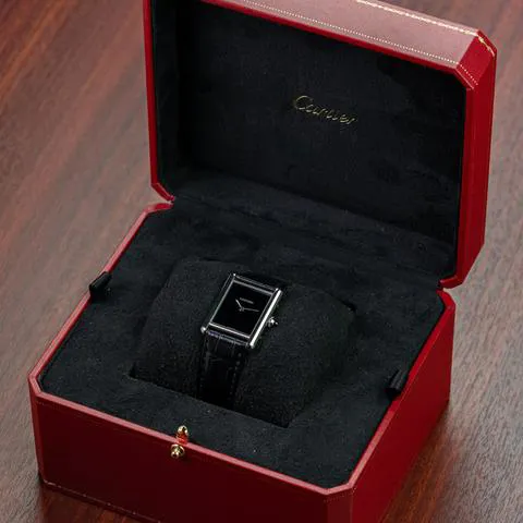 Cartier Tank WSTA0072 33.5mm Stainless steel Black 5