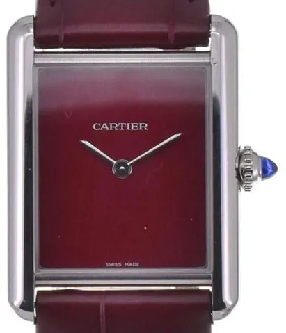 Cartier WSTA0054 25.5mm Stainless steel Bordeaux