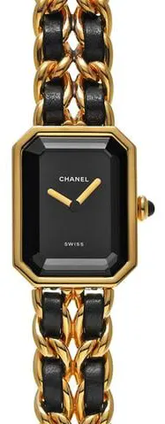 Chanel Première H0001 20mm Yellow gold Black