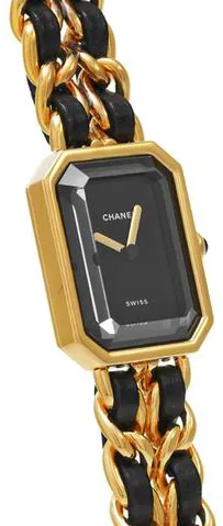 Chanel Première H0001 20mm Yellow gold Black 2