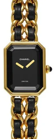 Chanel Première H0001 20mm Yellow gold Black