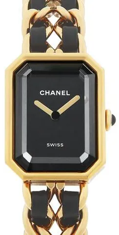 Chanel Première H6951 26mm Gold-plated Black