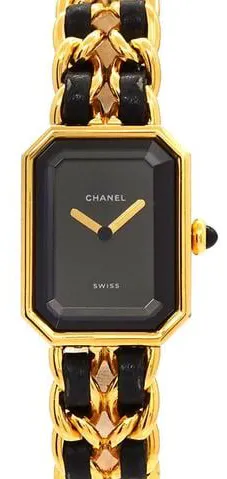 Chanel Première 20mm Yellow gold and Stainless steel Black