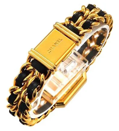 Chanel Première 20mm Yellow gold and Stainless steel Black 6