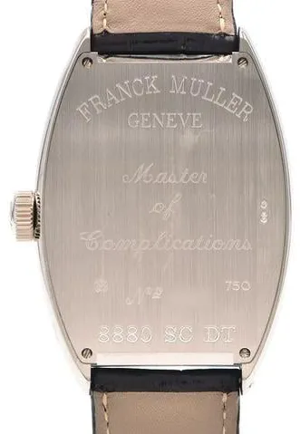 Franck Muller Casablanca 8880 SC DT 55.5mm White gold White 1