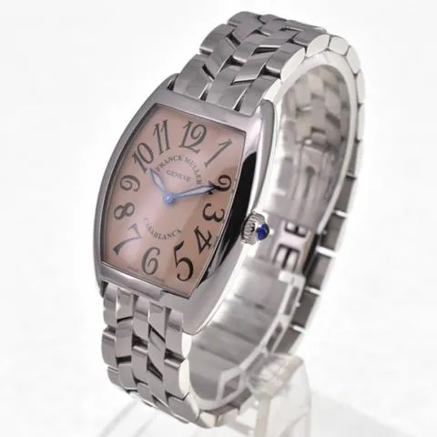 Franck Muller Cintree Curvex 1752 QZ 25mm Stainless steel Salmon 1