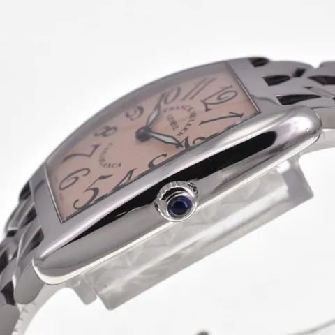 Franck Muller Cintree Curvex 1752 QZ 25mm Stainless steel Salmon 2