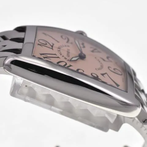 Franck Muller Cintree Curvex 1752 QZ 25mm Stainless steel Salmon 3