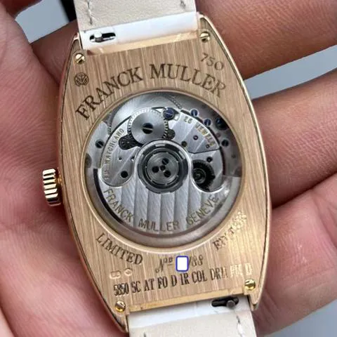 Franck Muller Cintree Curvex 5850 SC 32mm Rose gold White 4