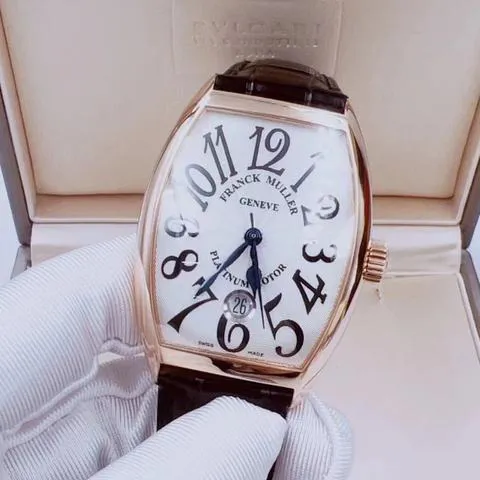 Franck Muller Cintree Curvex 7851 SC DT 35mm Rose gold White 1