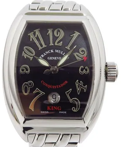 Franck Muller Conquistador 8002SCK 56mm Stainless steel Black