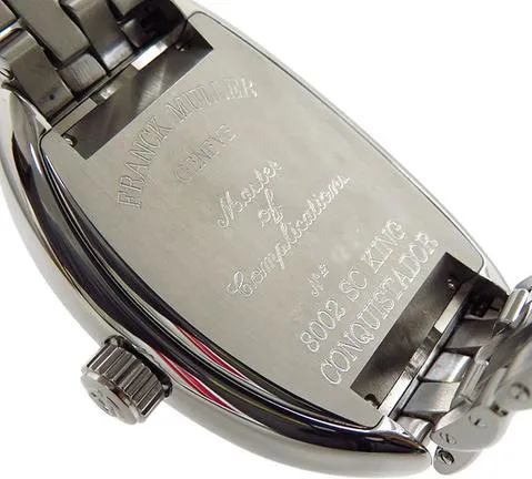 Franck Muller Conquistador 8002SCK 56mm Stainless steel Black 4