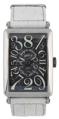 Franck Muller Crazy Hours 1200 CH 55.4mm White gold Gray