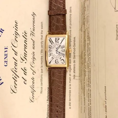 Franck Muller Long Island 1100 DS R 32mm Rose gold Silver 9