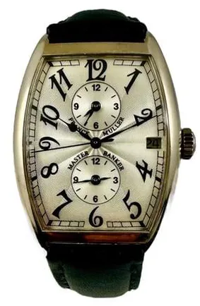 Franck Muller Master Banker 2852 MB 31mm White gold Silver