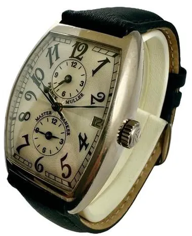 Franck Muller Master Banker 2852 MB 31mm White gold Silver 3