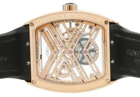 Franck Muller Vanguard V 45 S6 SQT 5N NR 53mm Rose gold Skeletonized 4