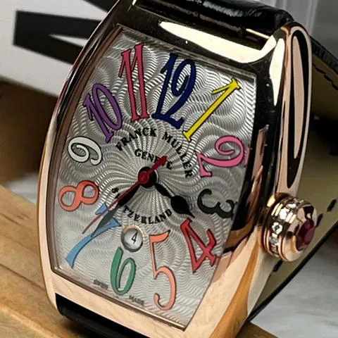 Franck Muller 7500SC AT 29mm Rose gold Silver