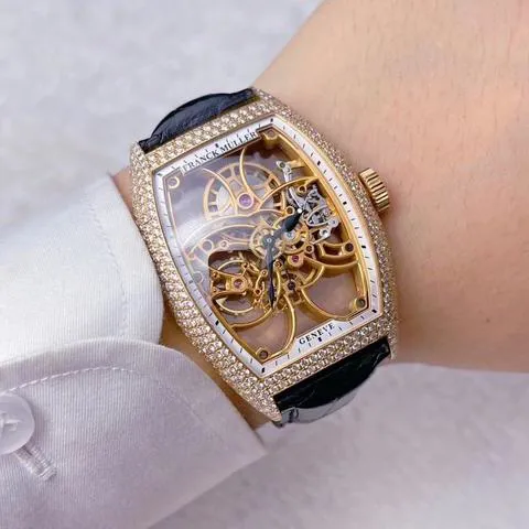 Franck Muller 8880BS6SQTD 39.5mm Rose gold Skeletonized 6