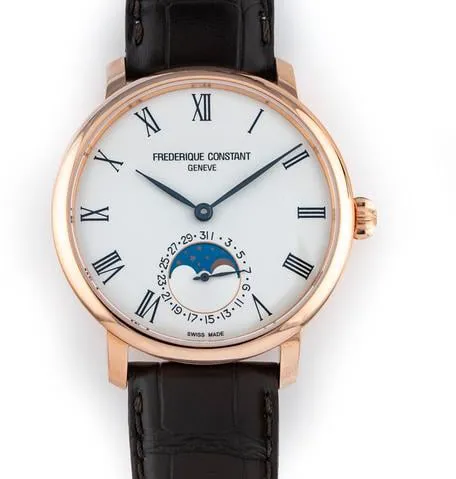 Frédérique Constant Manufacture Slimline Moonphase FC-705X4S4/5/6 42mm Stainless steel White