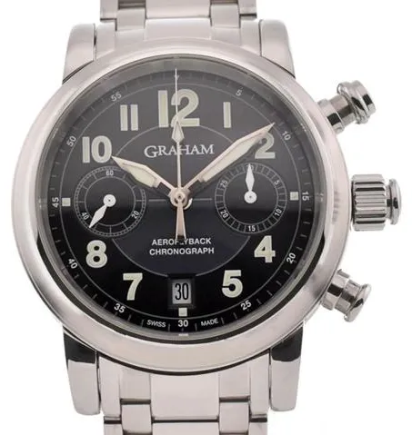 Graham 41mm Stainless steel Black