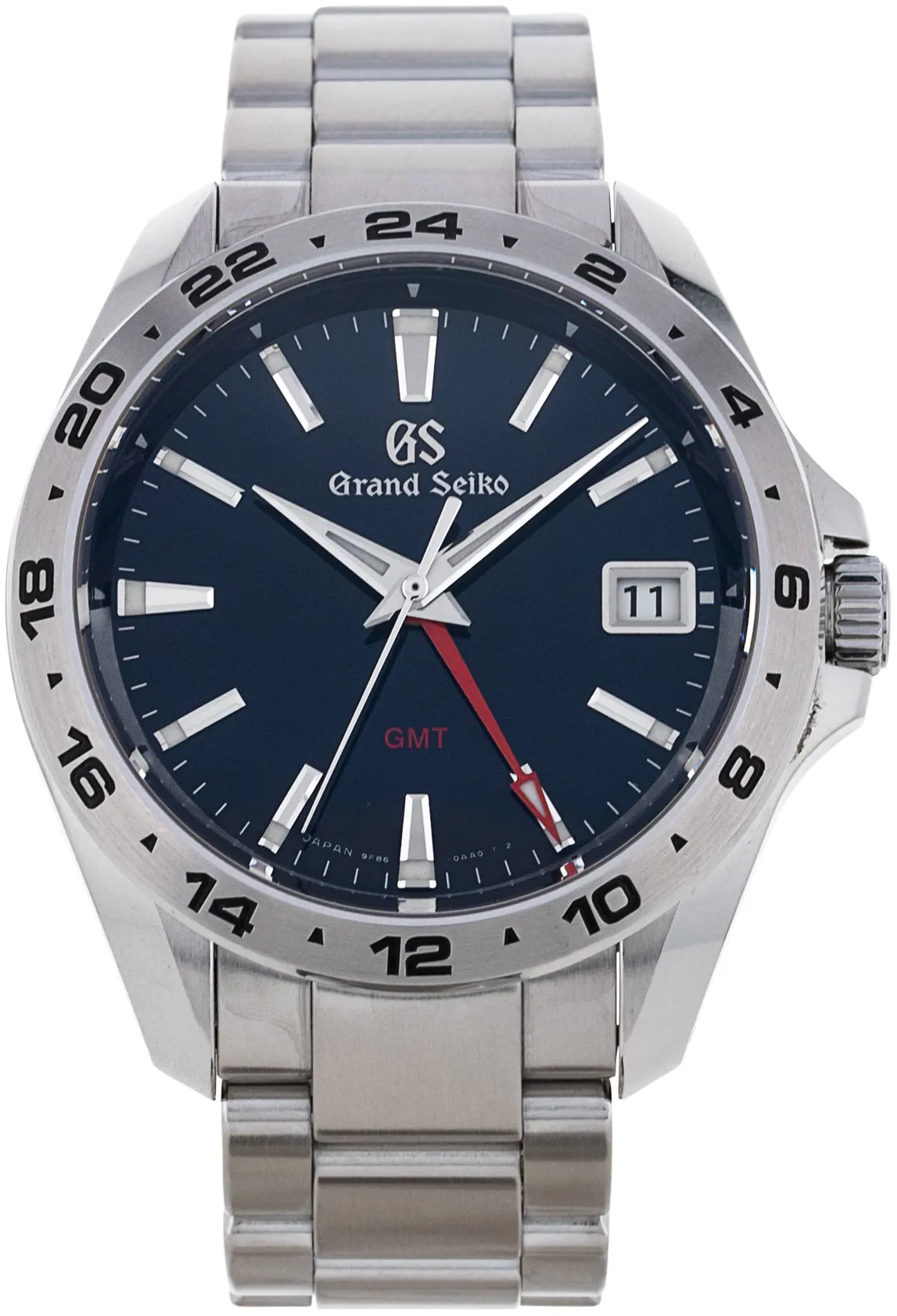 Grand Seiko Sport SBGN005 39mm Stainless steel Blue Baton