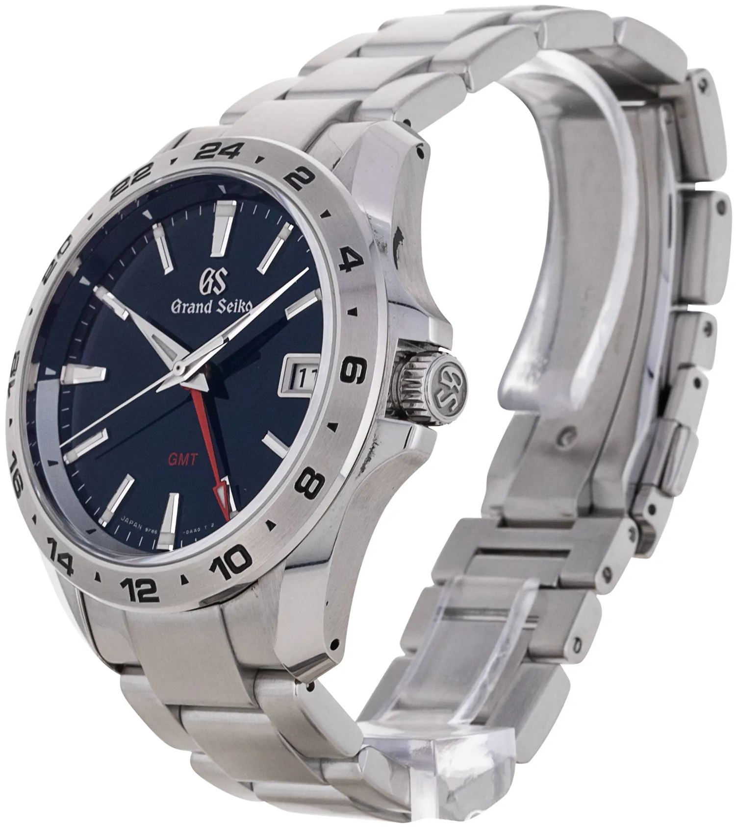 Grand Seiko Sport SBGN005 39mm Stainless steel Blue Baton 1