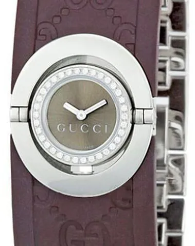 Gucci Twirl YA112528 34mm Stainless steel Brown