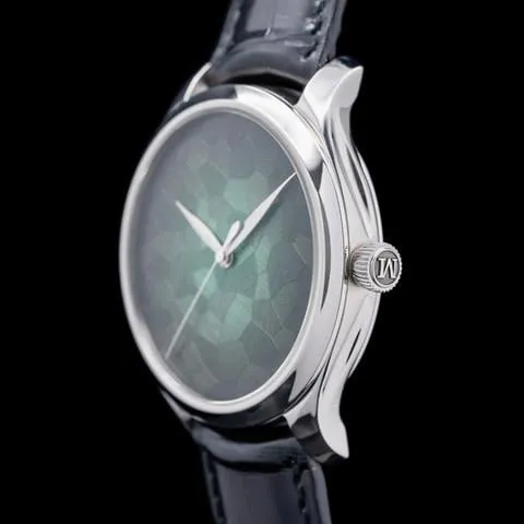 H. Moser & Cie. Endeavour 1200-1221 40mm Stainless steel Green and Artistic dial 2