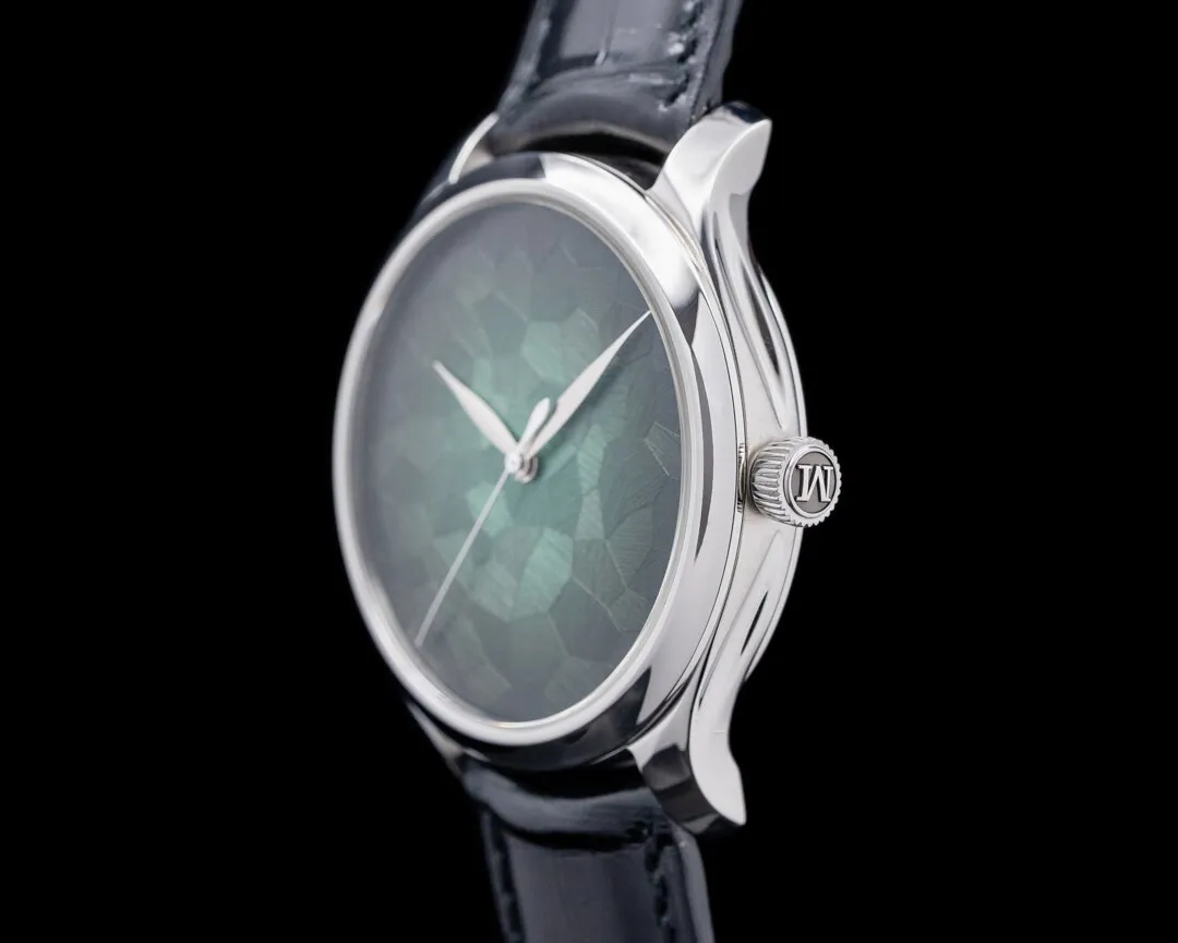 H. Moser & Cie. Endeavour 1200-1221 40mm Stainless steel Green and Artistic dial 2