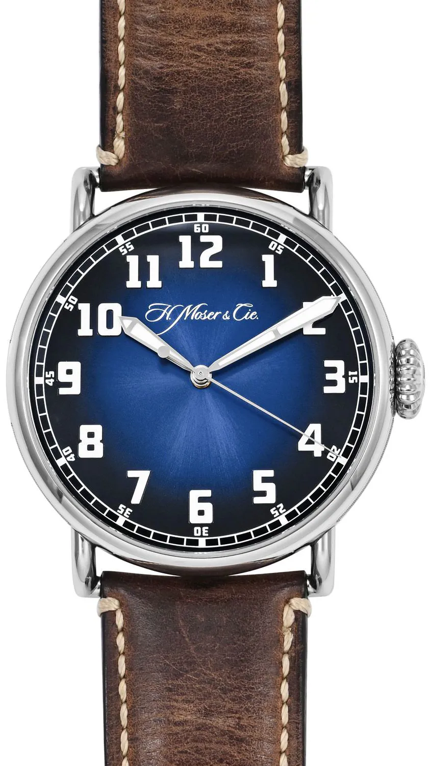 H. Moser & Cie. Heritage 8200-1201-2 42mm Stainless steel Blue